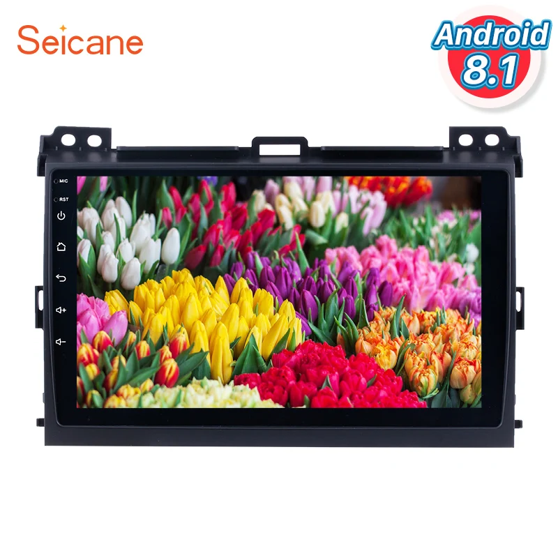 Seicane 10 1 дюймов Android 8 для 2004 2005 2006 2007 2008 2009 Toyota Prado радио GPS навигационная система