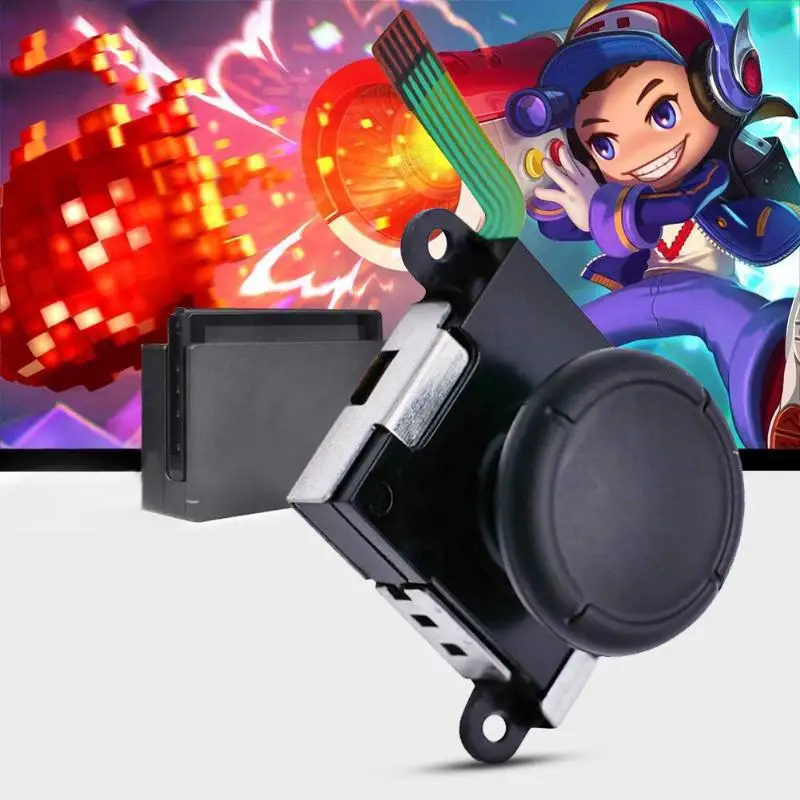 L R левый и правый 3D аналоговый датчик Стик Джойстик Замена Совместимость с Nintend