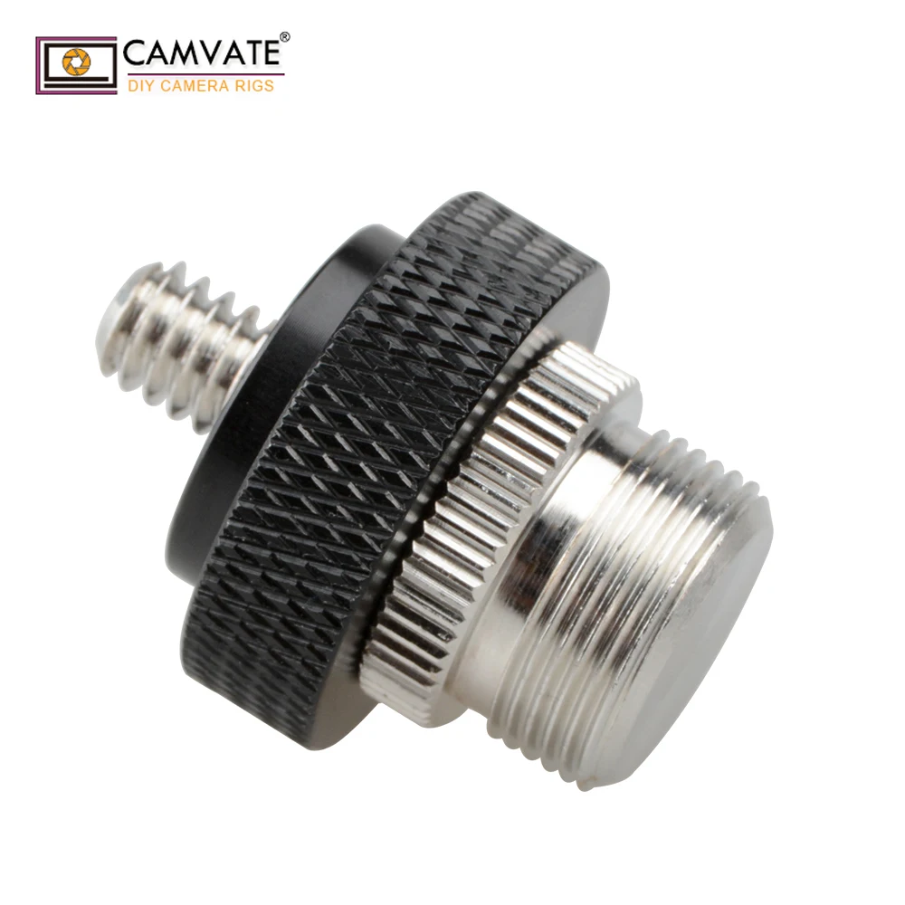 CAMVATE двухсторонний винт-адаптер с наружной резьбой 5/8 &quot-27 Мужской до 1/4&quot-20 для