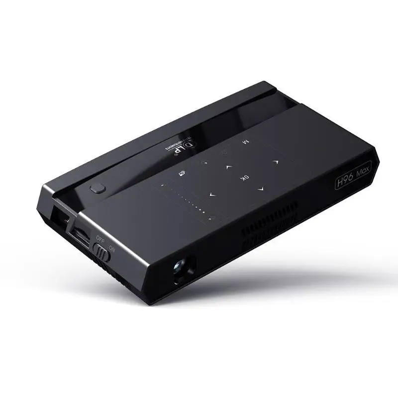 H96 Max S912 4 K голос проектор для android-устройств 2 GB 16 5 ГГц Wi-Fi RGB светодиодный DLP Android ТВ