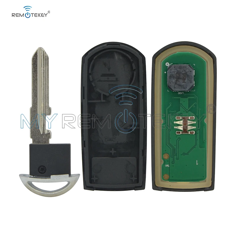 Remtekey старая модель HP434 МГц 5WK 43401D VDO Smart key 3 кнопки 434 для Mazda CX 5 2010 2011 2012|Ключ от авто|