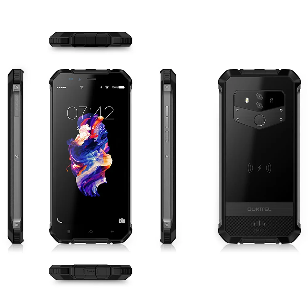 OUKITEL WP1 4G Smrtphone 5 &quotAndroid 8 1 Phablet MTK6763T Восьмиядерный 2 0 ГГц 4 Гб ОЗУ 64 ПЗУ 5000 мАч 13.0MP + 2.0MP