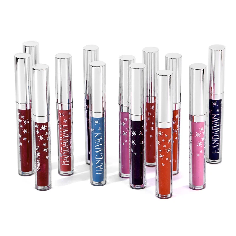 Rakado Diamond Makeup Lips Shimmer Shining Lip Gloss Pigments Longwear Moisturizer Glitter Liquid Lipstick Beauty Batom Cosmetic |