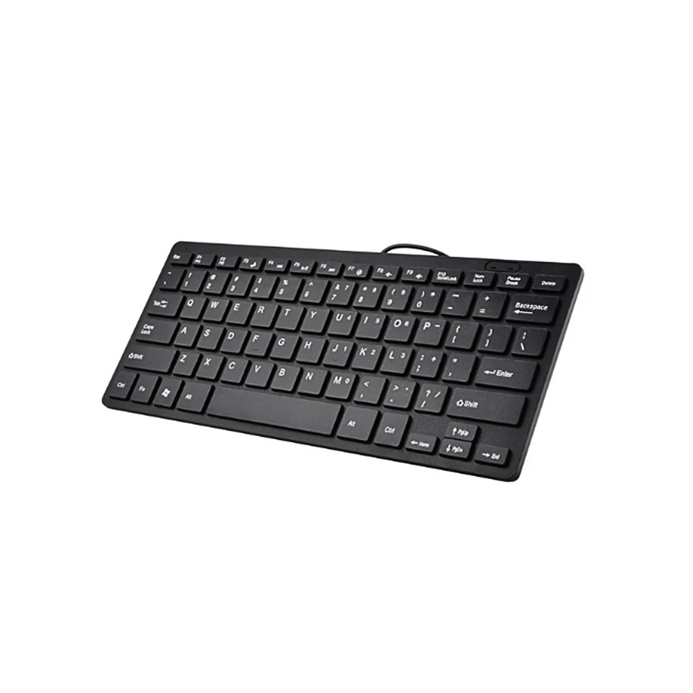 Мини-клавиатура USB с шоколадными кнопками стильная и портативная клавиатура для