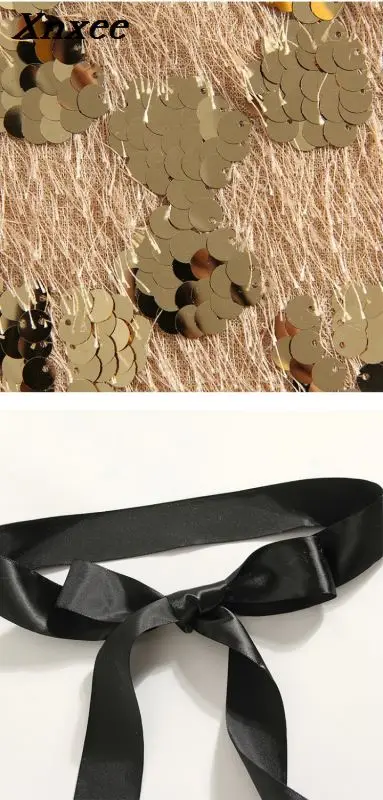 Новинка Осень 2020 женские блестящие платья женское платье с О образным вырезом и