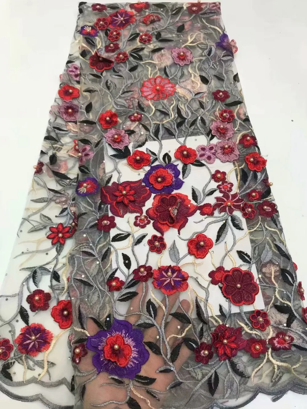 3D кружевная ткань 2019 высокое качество кружева последние африканские кружевные