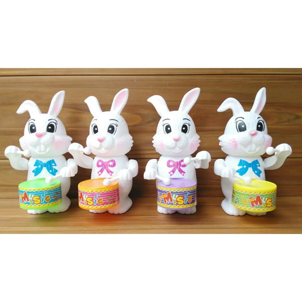 old Cartoon Unisex Educational 35g Random Rabbit Drumming Toys Musical Clockwork years Wind-Up Toy Kid | Игрушки и хобби