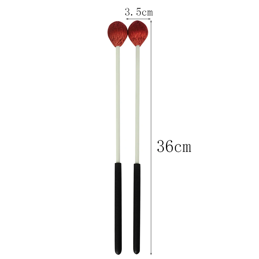 Первичный маримба палка молотки ксилофон Glockensplel Mallet с ручкой из стекловолокна