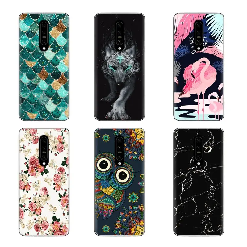 Back Skin Cover For Oneplus 7 Pro / 1+7 Stylish Design TPU Silicone Colorful Painted Soft Phone Case |
