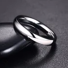 Классическое мужское обручальное кольцо 3 мм в виде мужского купола из нержавеющей стали, удобное обручальное кольцо
