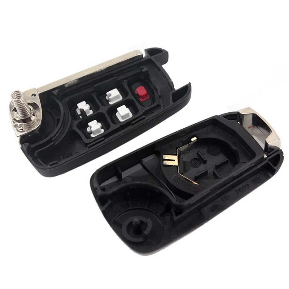 

2X Сменный 5-кнопочный складной чехол для дистанционного ключа с откидным лезвием для Chevrolet/Cruze/Camaro/Sonic/Impala/Malibu 2010-2016