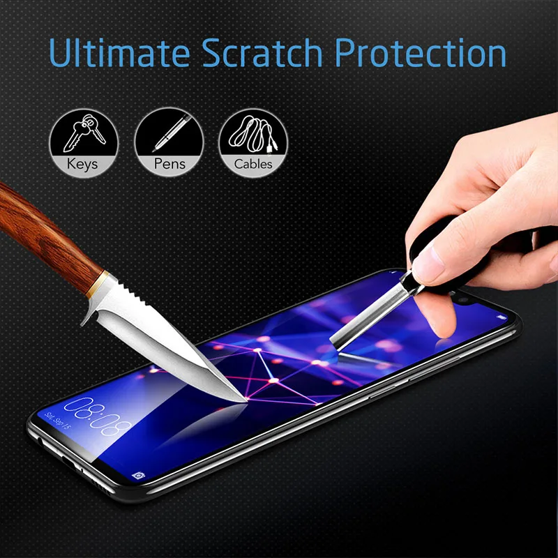 Полностью изогнутая защитная пленка из закаленного стекла для Samsung Note 9 8 S9 S8 S7 S10
