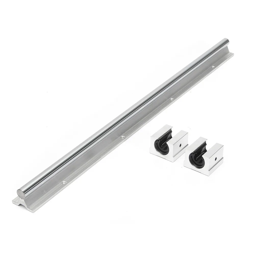 

4SBR16 500mm Linear Rail Optical Axiss Guide with 2pcs SBR16UU Bearing Blocks CNC Parts Laser Engraving Printing Machine New