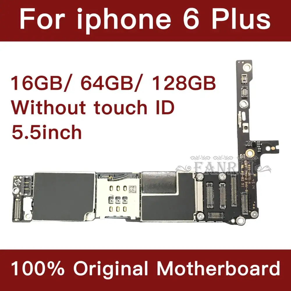 Материнская плата для iPhone 6 Plus разблокированная материнская 5 дюйма