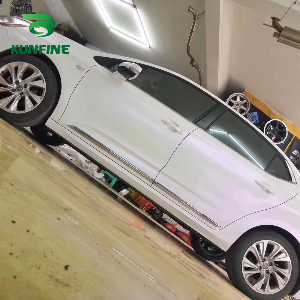 Автомобильный стайлинг блестящая/матовая белая стикер для тела автомобильная