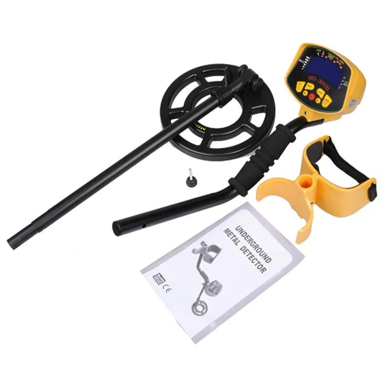 

Professional MD3010II Metal Detector Undeground Gold Digger Treasure Hunter With LCD Display Waterproof Sensitive Adjustable