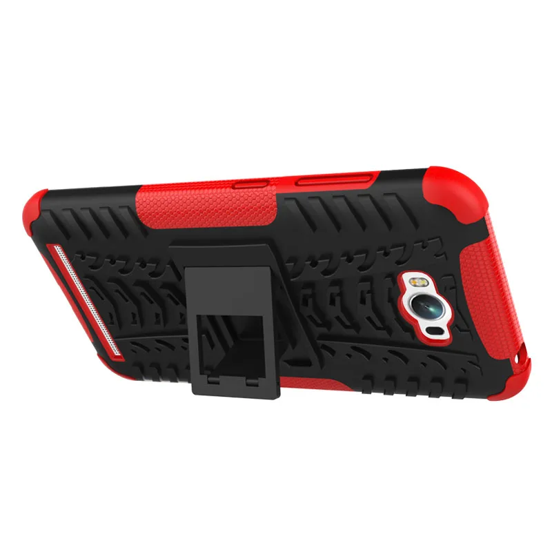 Ooosure Armor silicone Rugged PC + TPU Stand cell phone Cover For Asus Zenfone ZC550KL 5.0&quot 5.5&quot shockproof Protective Case |