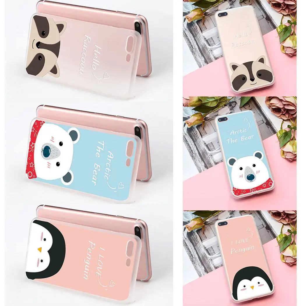 Окрашенная капля 6 Embossment Shell Animal Soft 5 ударопрочный мультфильм милый 3 2 Устойчивый