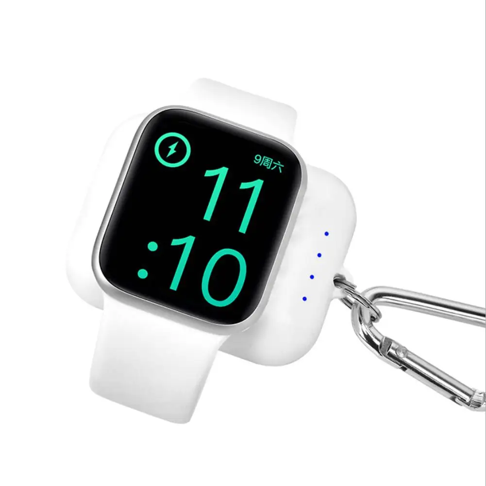 1000 мАч Беспроводное зарядное устройство для IWatch 1 2 3 4 мини портативное магнитное