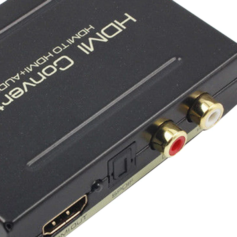 HDMI аудио экстрактор сплиттер для SPDIF Оптический RCA стерео L/R аналоговый