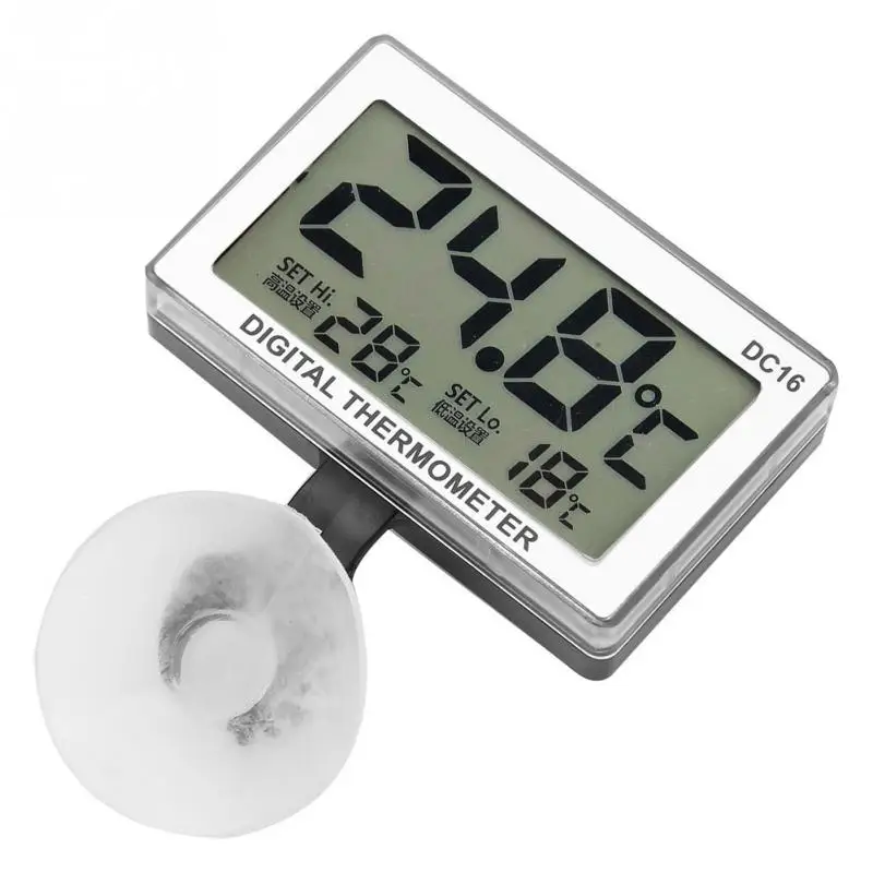 DC 16V LCD цифровой термометр для аквариума Водонепроницаемый Температурный