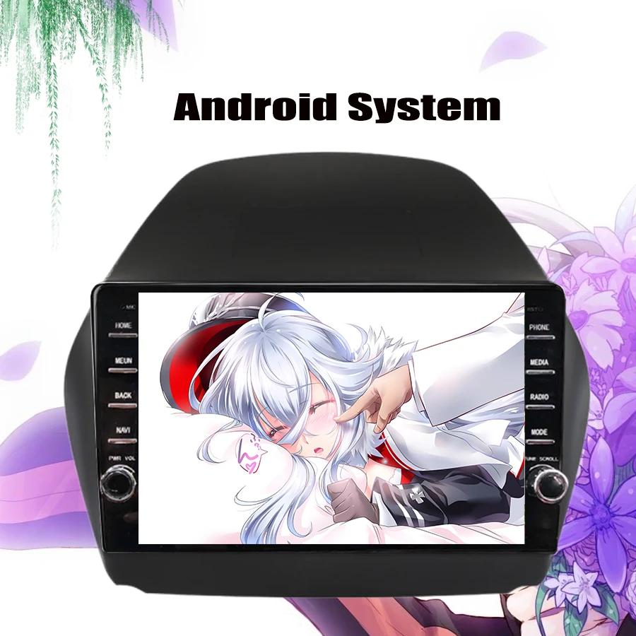 Автомагнитола 2 Din DVD GPS плеер Android 10 0 для Hyundai TUCSON IX35 2009 2010 2011 2015 Автомобильная