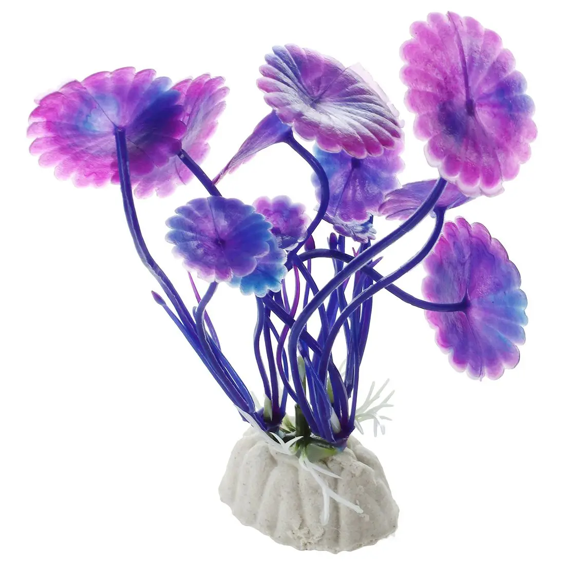 5 x plastic aquarium landscape grape leaves aquatic plant | Дом и сад