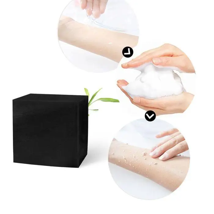 Hot Selling Cleaner Bamboo Charcoal Soap Pores Acne Treatment Body Facial Skin Care All Types |