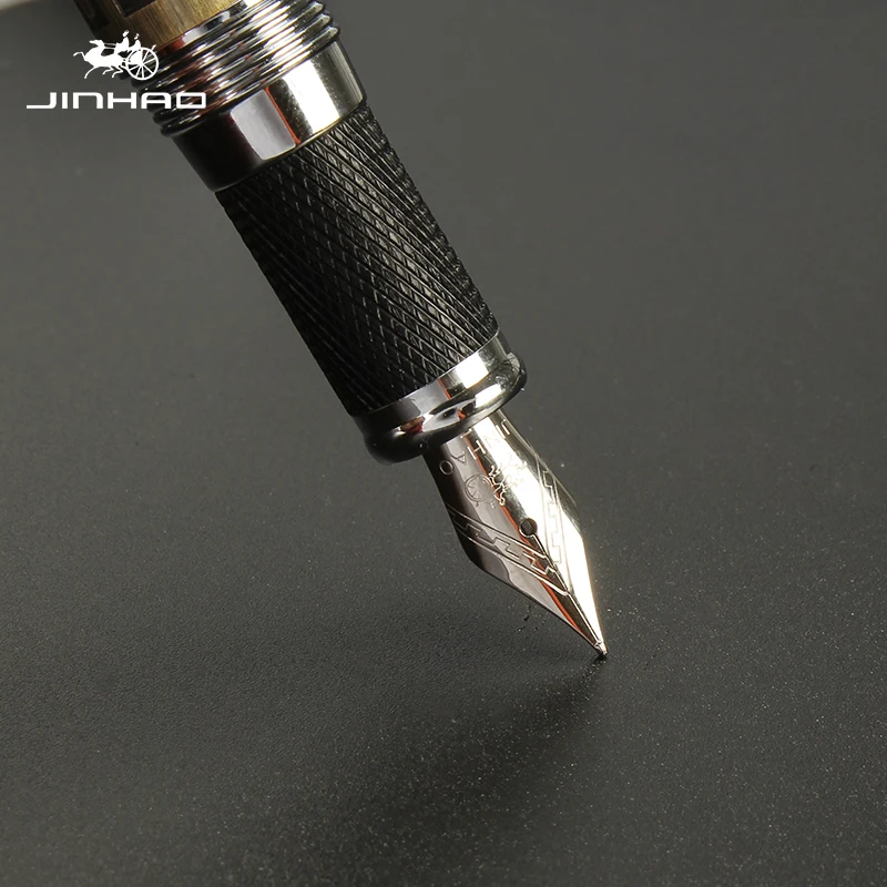 JINHAO 189 fountain pens brand metal pen school office Stationery writing materials business gift with 5pcs ink sac | Канцтовары для