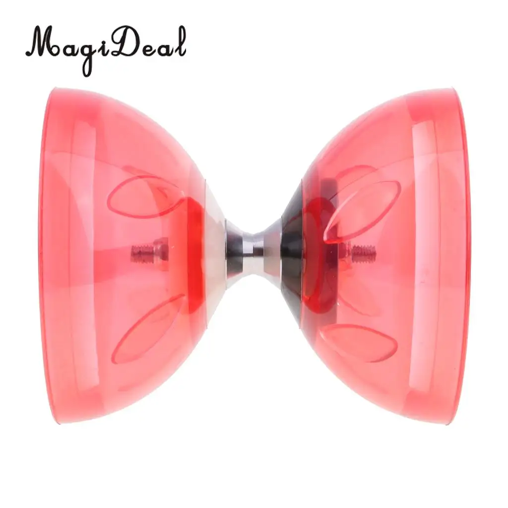MagiDeal тройной подшипник жонглирование Diabolo игрушки с палками и веревкой 13 см