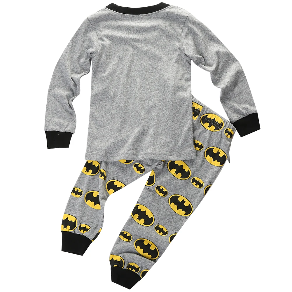 Детская одежда для сна из хлопка с длинными рукавами и рисунком маленьких