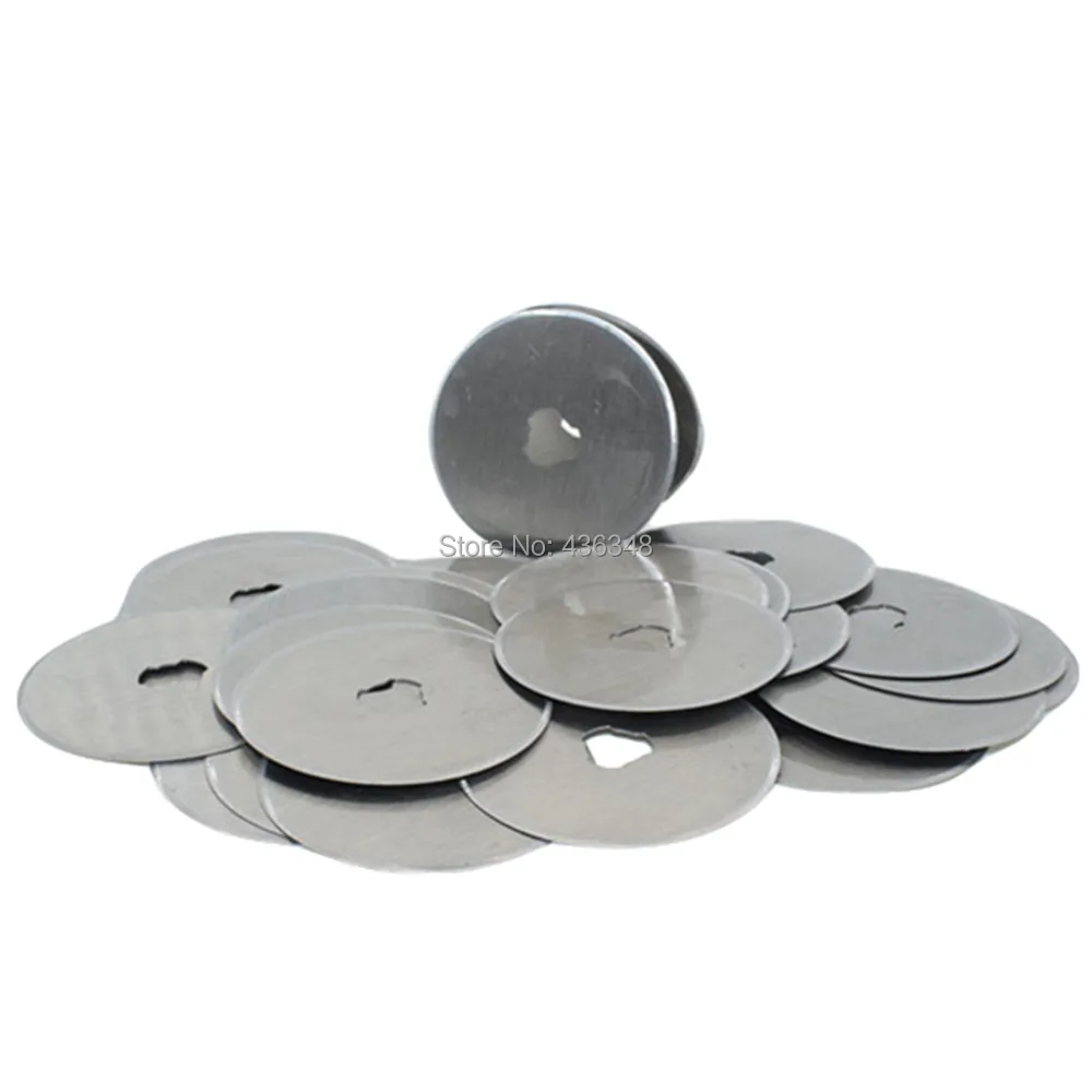 

30pcs 45mm Rotary Cutter Blades Fabric Cutting Tool Quilters Crafts Sewing Quilting Craft Cutting Mat Rotary Cutter Spare Blade