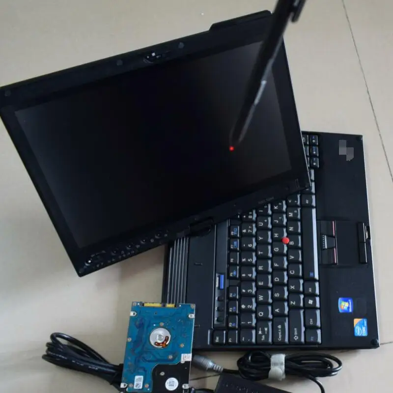 Бывший в употреблении компьютер авто диагностический ноутбук Thinkpad x201 планшет i7 4g