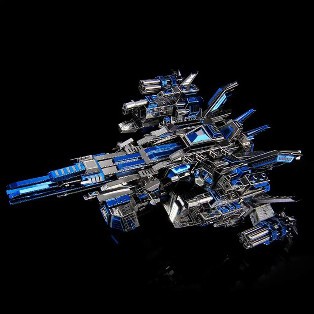 Металлическая 3D головоломка модель боевого самолета скульптура