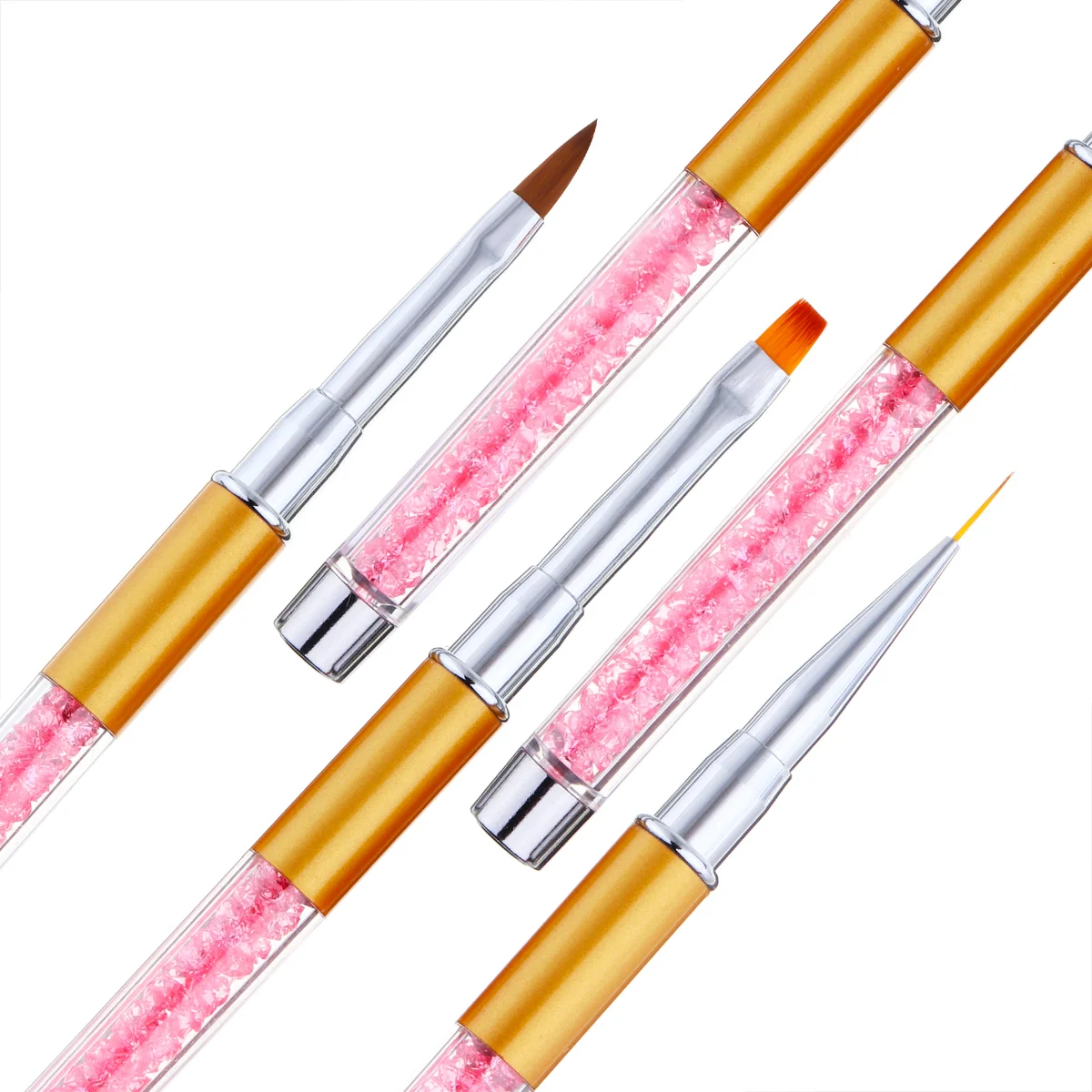 Monja стразы для дизайна ногтей акриловая пудра УФ-гель наращивания кисть