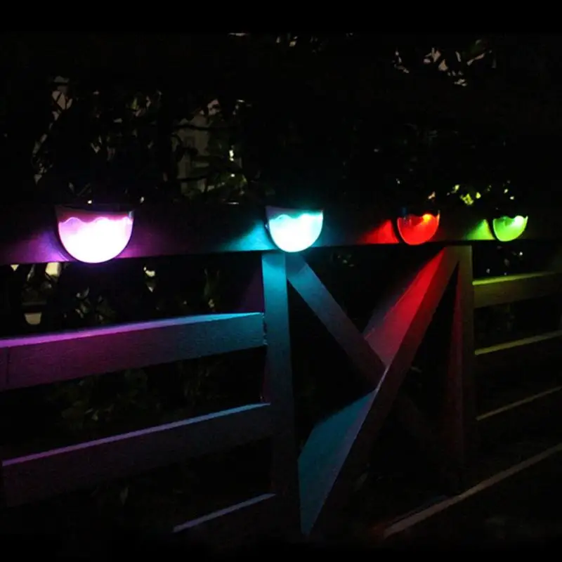 2 светодиодный настенный светильник на солнечных батареях водонепроницаемый IP65