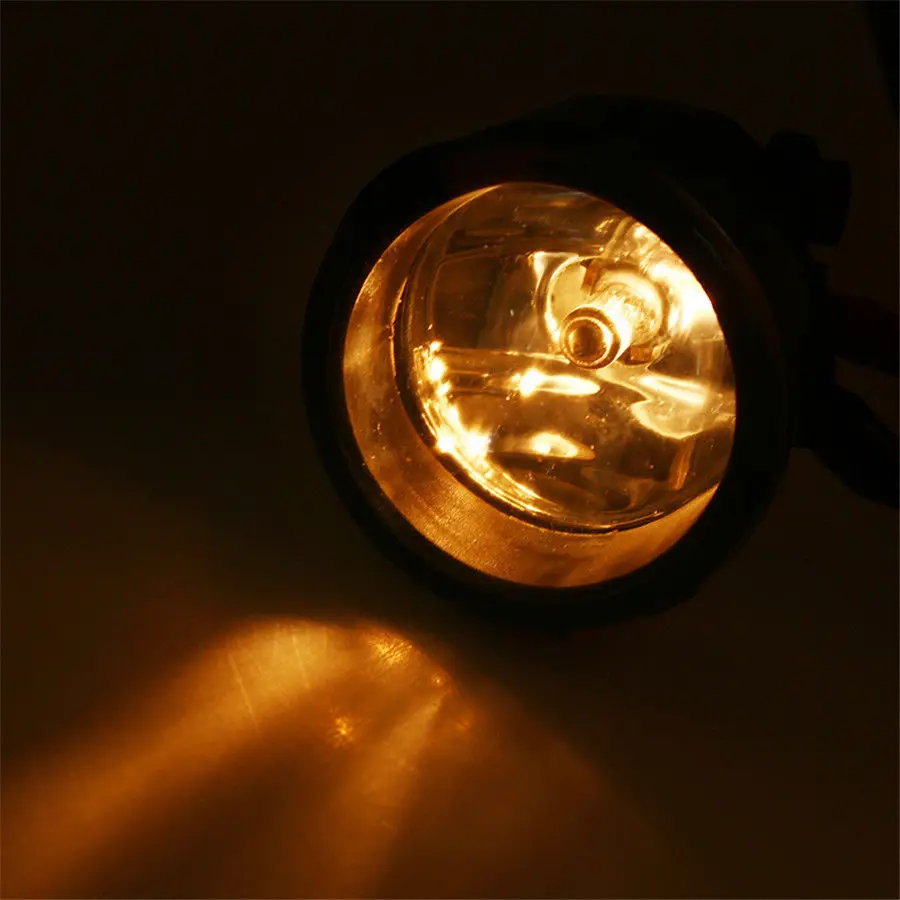 Пара левый и правый передний Прозрачный бампер для вождения Противотуманные