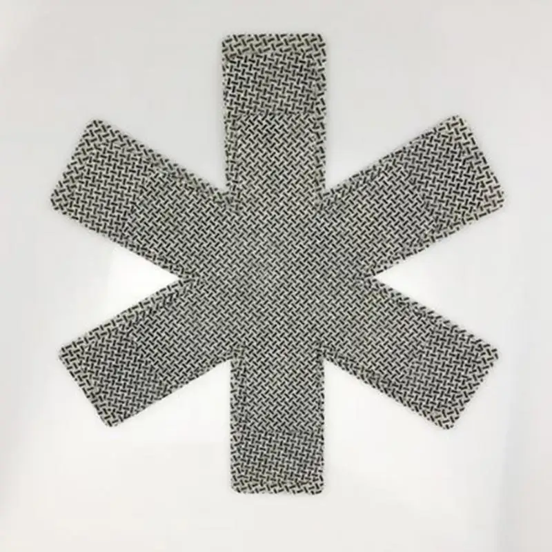 6 шт. протекторы для кастрюль и сковородок серые прокладки разделения печати