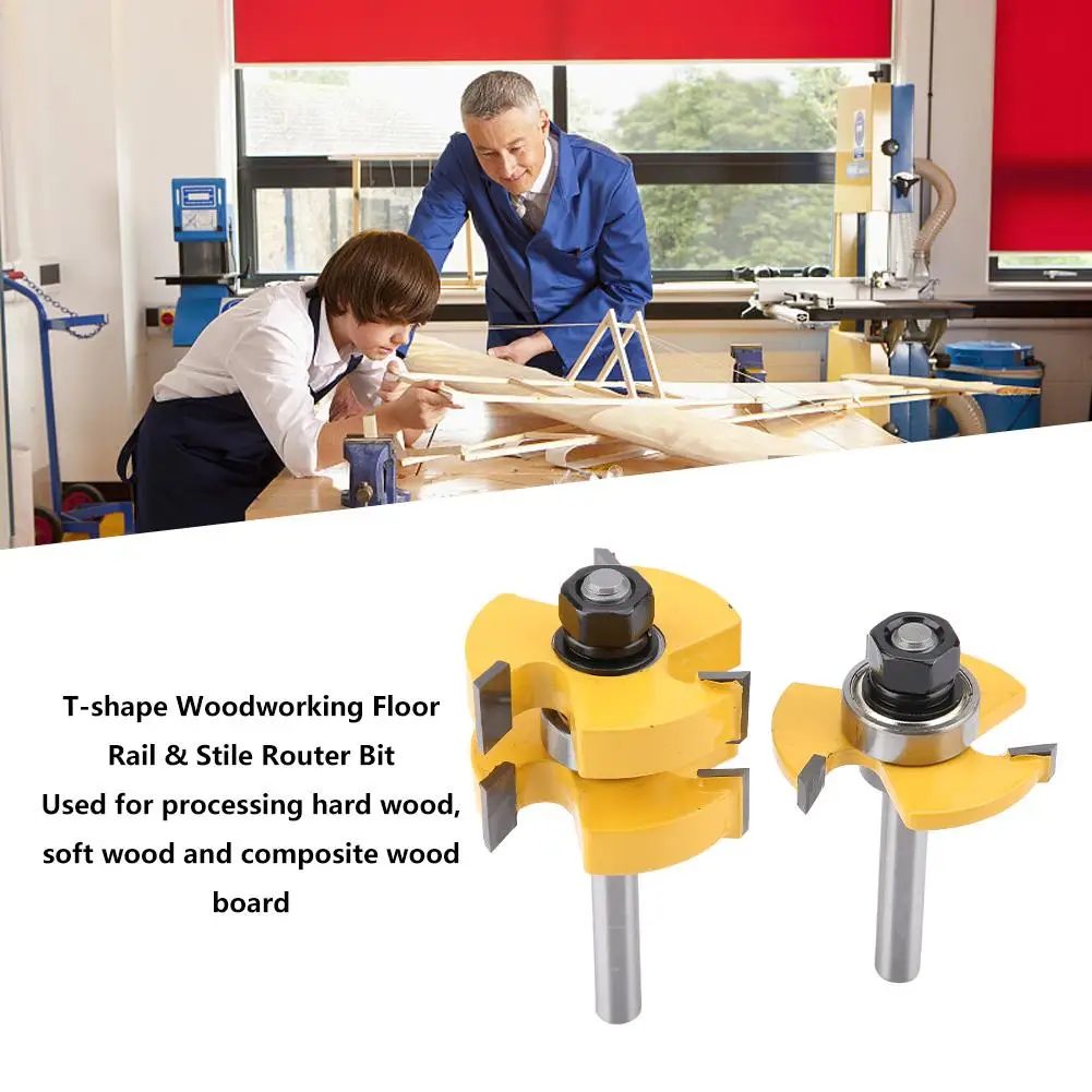 Топ деревообрабатывающая блокировочная торцевая фреза 2 шт. 8 мм хвостовик рама