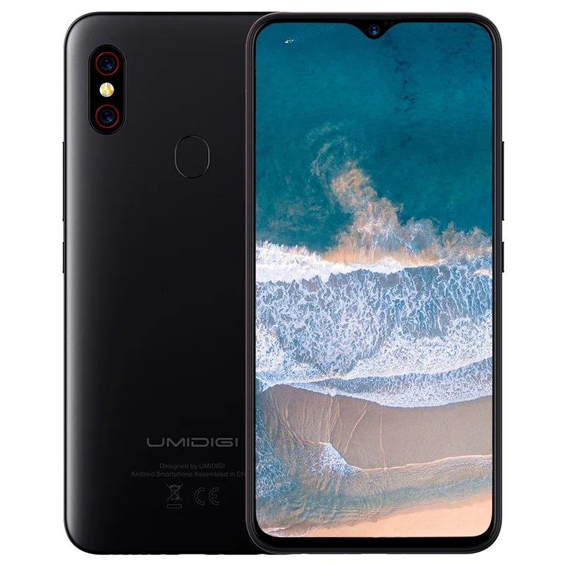 UMIDIGI F1 4G смартфон 6 3 дюймов Android 9 0 Helio P60 Octa Core 2 ГГц 4 Гб Оперативная память 128