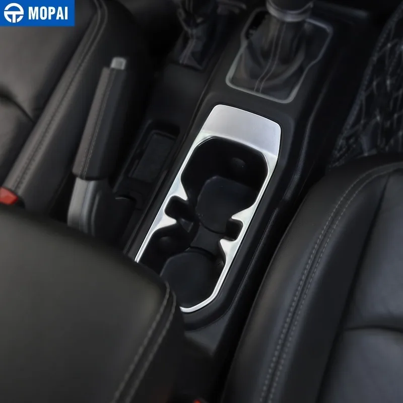 Внутренние молдинги MOPAI для Jeep Wrangler 2018 автомобильный передний держатель стакана