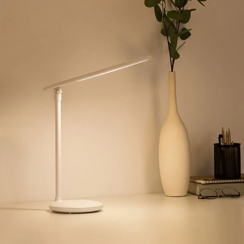 Concise Style LED Desk Lamp Folding Table 3 Mode Press Induction Eye Protection Wireless Modern USB Charging Light | Лампы и освещение