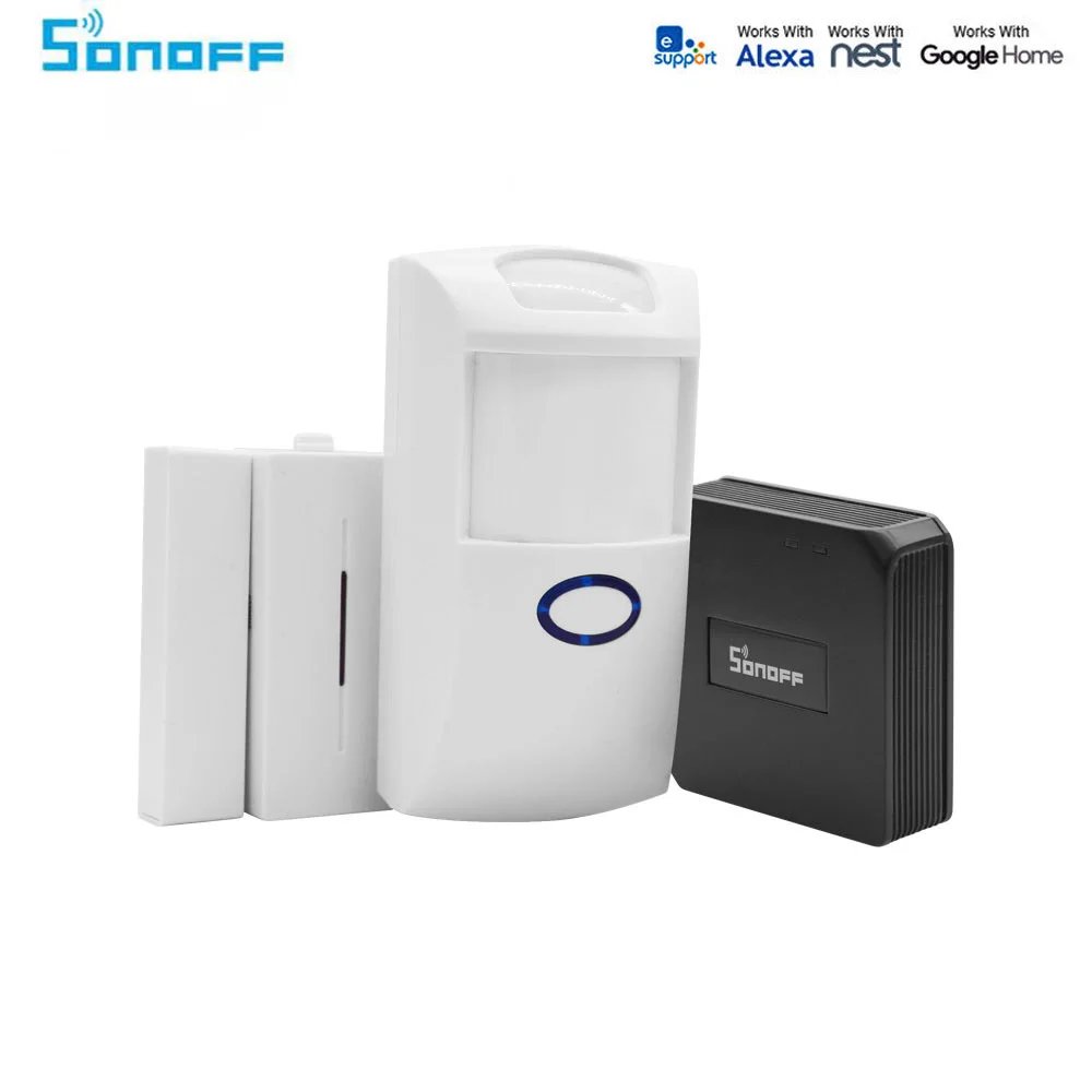 Sonoff РФ мост 433 мГц Wi Fi Беспроводной преобразователь сигнала PIR Сенсор DW1 двери