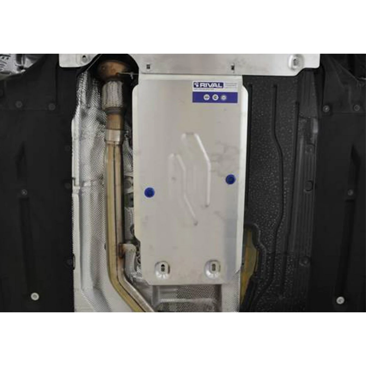 Защита КПП Rival 333.0521.1 (для BMW 3 series V 316i 320i RWD 2012 н.в./BMW 4 420i 420d купе н.в. алюминий мм