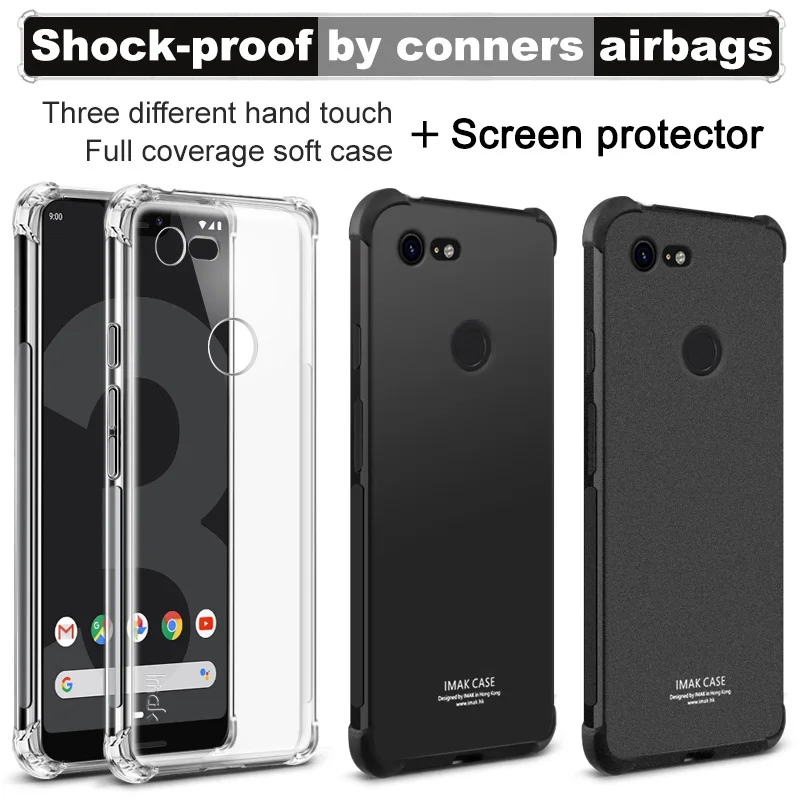 Подушка безопасности для Google Pixel3 Pixel 3 XL 3a 4 чехол с защитой экрана IMAK Мягкий ТПУ