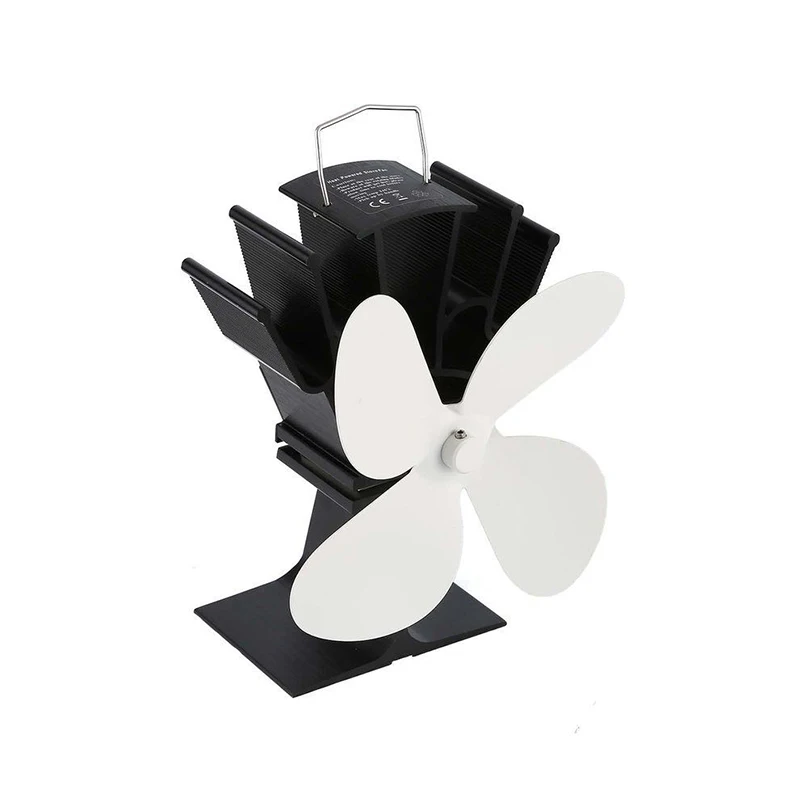 

4 Blades Fireplace Fan Thermal Heat Power Stove Fan Wood Burner Fan