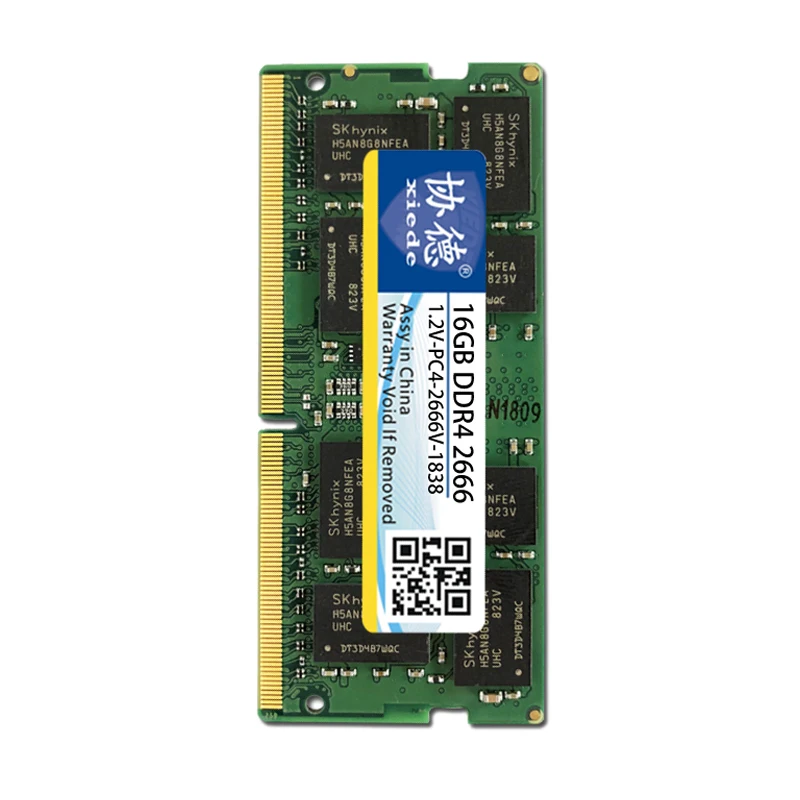 Модуль оперативной памяти для ноутбука Xiede Ddr4 2666 Pc4 2666V 288Pin Dimm 2666Mhz|Оперативная