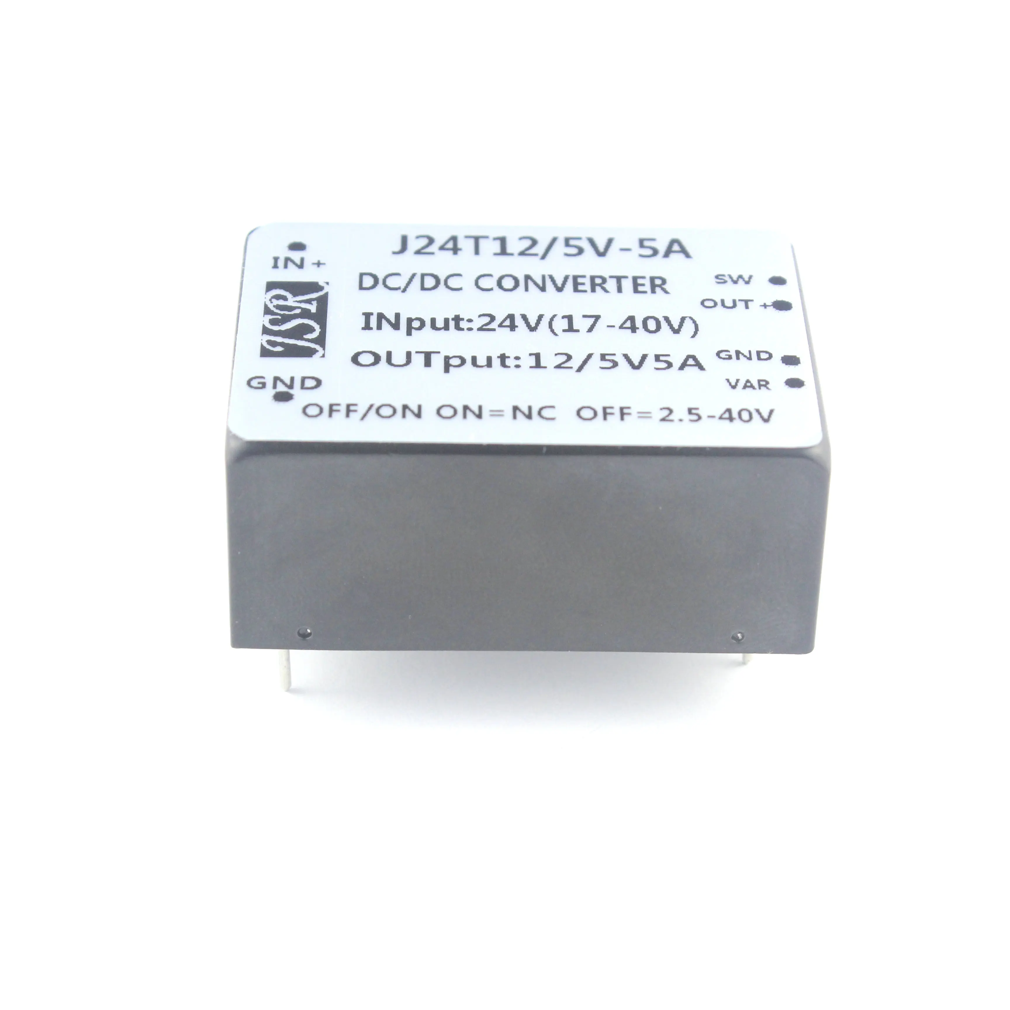 JSR J24T12/5-5 24 V-12/5V5A понижающий преобразователь Va 12/5V5A Amp DC-DC Конвертация de Puissance Voiture 75W