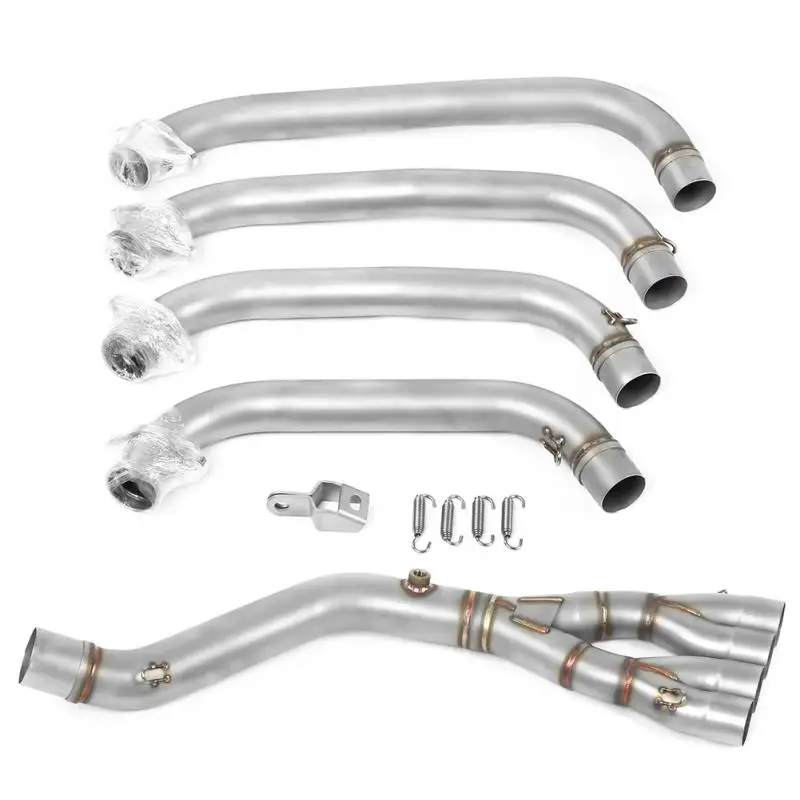 Нержавеющая сталь Передняя средняя труба выхлопная мотоцикла передняя для Honda