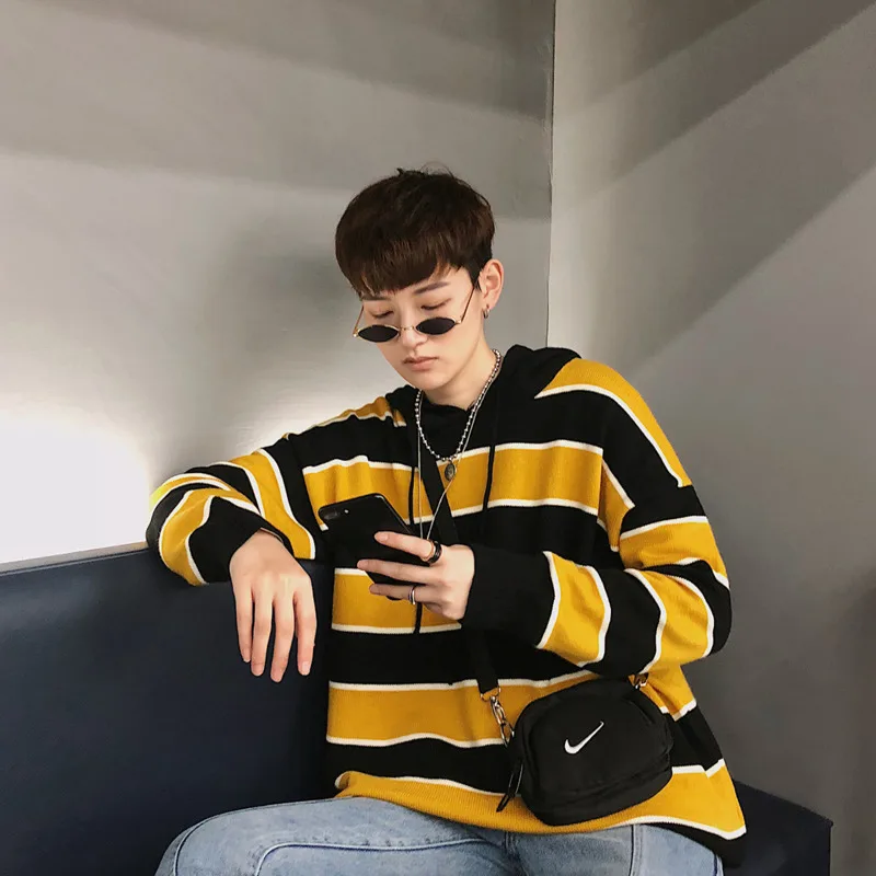 Winter Men's New Fashion Solid Color Simple Personality Youth Long-sleeved Casual Business Sweater Warm And Relaxed Temperament | Мужская